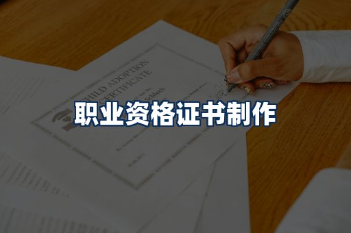 职业资格展示